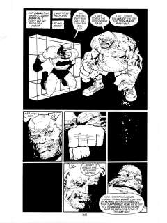 Frank Miller - The Dark Knight Strikes Again #3 P 44 Semi-Splash (Bulked Up Lex Luthor Beats Up Captured Batman! 1 of Best Pages in the 76 Pg Story!) 2002