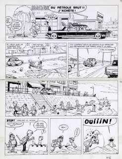 Francis | Marc Lebut, exceptionnel ensemble de 39 planches Ã… | Banque Dessinée