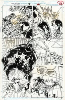 Bagley, Mark - VENOM: LETHAL PROTECTOR #3 Interior Page | ComicConnect