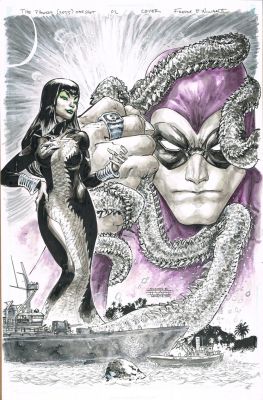 Freddie E. Williams II | Phantom vs The Red Dragons(One-Shot, Issue 01 Cover)Madcave Studios11×17 | Freddie E. Williams II