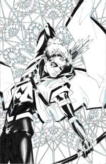 A.L. Kaplan | Green Arrow #13 (DC Comics) Pride Variant Cover Original Art | A.L. Kaplan