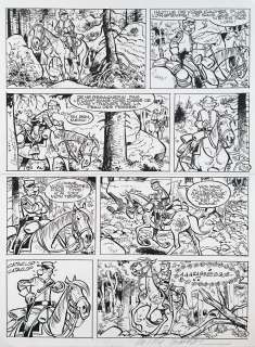 LAMBIL Willy  - Les Tuniques Bleues  - Planche 1 de l’album Qui veut la peau du [...] | Vermot et Associés