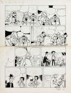 Mittéï | L’Indésirable Désiré, planche n°14 à l’encre… | Millon