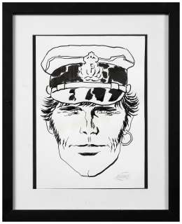 José Munoz | Portrait de Corto Maltese | Artcurial