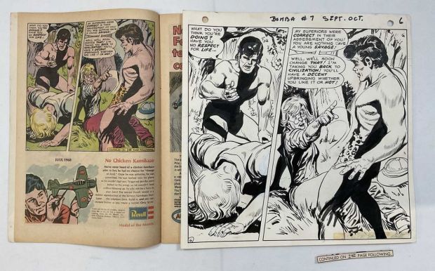 BOMBA THE JUNGLE BOY #7 (1967 - DC) - COMIC + ORIGINAL ARTWORK BY… | Excalibur Auctions