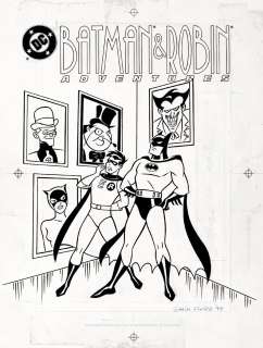 Sandu Florea | Batman And Robin Activity Book Cover (Batman & Robin Look At Art Pictures of the Joker, the Penguin, the Riddler, & Catwoman!) 1992 | Romitaman