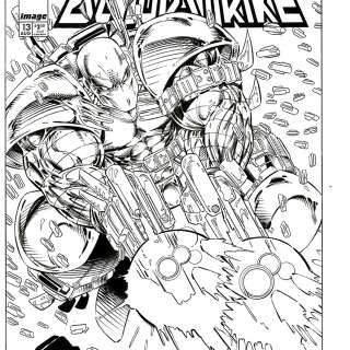 Karl Alstaetter, Art Thibert - Bloodstrike #13 Cover