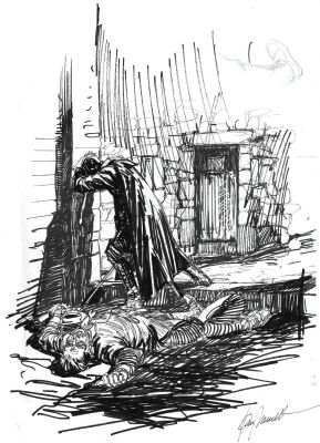 Joan Mundet | Original drawing – El Capitán Alatriste – Mundet | Origin Of Comics