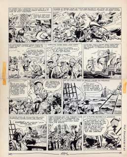 Parras | Henry Morgan, planche n°4 à l’encre de Chine et… | Millon