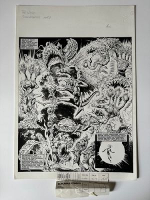 2000ad Original Comic Art - The Dead - By Artist Massimo Belardinelli.
