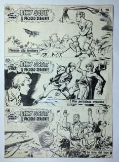 Bramante, Onofrio | 3x original covers "Dixy Scott" nos. 16, 17, 18 (1961) | Catawiki