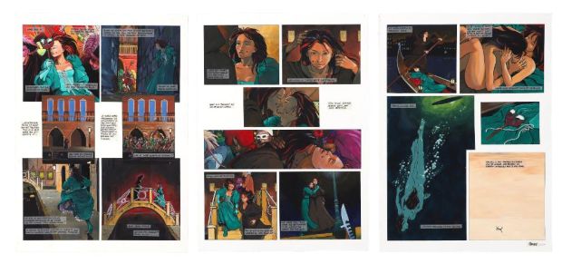 Lot 740 - Odrade (Marianne Teekens) (1964), Comic strip, comprising three pages | misc / divers