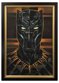 Black Panther Original Painting by Tim Rogerson | Diamond Galleries