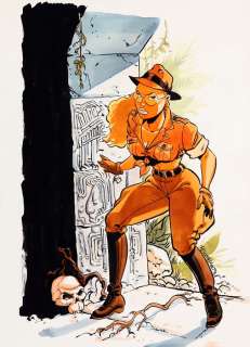 Meynet | Zoé, illustration à l’encre de Chine et à… | AZ auction