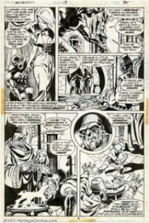 Mike Ploog and Frank Chiaramonte - Original Art from Werewolf By Night #13, Page 2 (Marvel, 1974). Featuring both - | Heritage