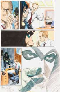 Mike Grell and Lurene Haines Green Arrow: The  Longbow Hunters Book Two Page 11 Original Art  (DC, 1987).... | Heritage