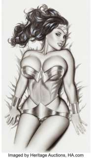 Alex Miranda - Wonder Woman, Power Girl, and Others Original  Art, Preliminary Art, and Signed Print Group of 16 Items (c.  2000... (Total: 16 Items)