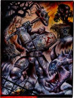 Clint Langley Vor: The Maelstrom Kommander  Vladimir Kosgov Illustration Original Art (FASA, 2000)....