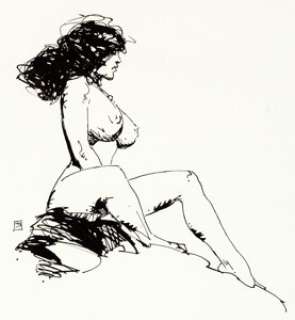 Jeff Jones | Soy (aka Woman on a Hill) Illustration Original Art (undated). | Heritage