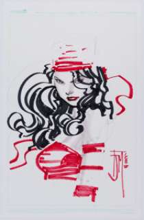 Francis Manapul - Elektra Illustration Original Art (2008). If you have been watching the Netflix Marvel Comics -