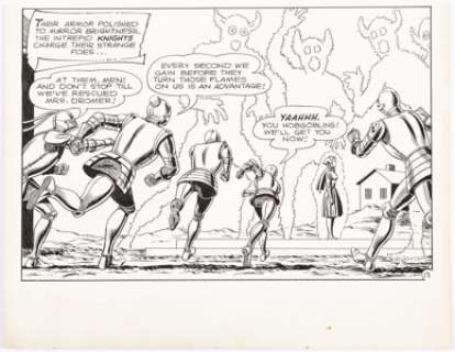 Murphy Anderson Strange Adventures #156 Partial Page 13 Original Art (DC, 1953). The bottom half of page 13 - | Heritage