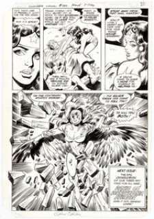 Gene Colan and Dick Giordano Wonder Woman #289 Page 18 Original Art (DC, 1982). Wonder Woman meets the Silver - | Heritage
