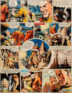Bruce Cornwell Eagle Magazine V10#44 Story Page 2 Dan Dare Original Art (Longacre, 1959). | Heritage