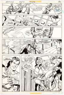 Curt Swan and Tex Blaisdell Action Comics 457 Story Page 11 Original Art (DC, 1976). Superman is protecting - | Heritage