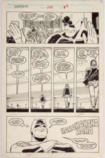 John Romita Jr., and Al Williamson Daredevil #274 Story Page 7 Original Art (Marvel, 1989). Brandy and Number - | Heritage