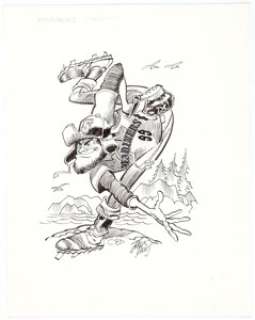 Jack Davis Seattle Mariners Baseball Illustration Original Art (Hot Shots, c. 1988-1992). Whether you were a - | Heritage