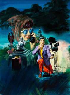 George Wilson (attributed) Twilight Zone #51 Cover Original Art (Gold Key, 1973). The cover painting for the -