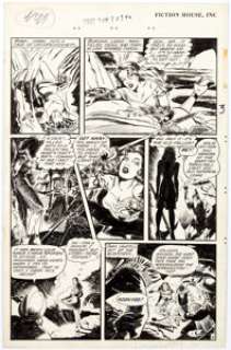 Max Elkan (as Morgan Hawkins) Fight Comics #54 Story Page 6 Senorita Rio Original Art (Fiction House, 1948).... | Heritage