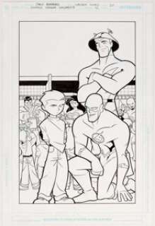 Carlo Barberi and Walden Wong Justice League Unlimited #12 Page 20 Original Art (DC, 2006)....