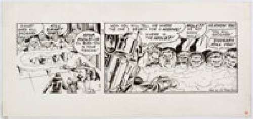 Rick Hoberg and Dave Stevens Star Wars Boba Fett Daily Comic Strip Art dated 7-24-80 (L.A. Times Syndicate, 1980)....