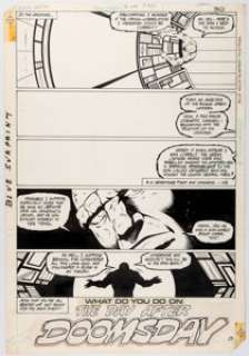 Keith Giffen and Dave Hunt Legion of Super-Heroes #295 Story Page 23 Bloc Original Art (DC, 1983). Bloc pieces - | Heritage