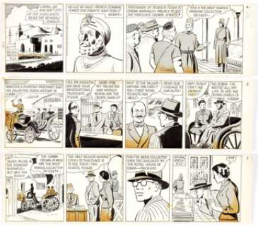 Wilson McCoy The Phantom Daily Comic Strip Original Art Consecutive Group of 3 (King Features Syndicate, 1957). - | Heritage