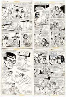 Rick Hoberg and Sam Grainger What If? #7 Partial Story Original Art Group of 4 (Marvel Comics, 1978).... (Total: 4 Original Art) | Heritage