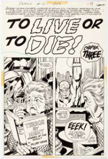 Jack Kirby, William Stout, and Mike Royer The Demon #15 Story Page 12 Original Art (DC, 1973)....