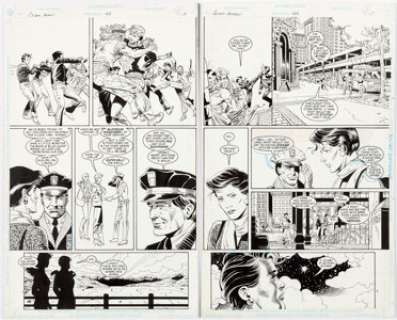 Rick Hoberg and John Nyberg Green Arrow #44 Original Art Partial Story Group of 14 (DC, 1991).... (Total: 14 Original Art) | Heritage