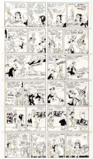 Ralph Heimdahl and Al Stoffel Bugs Bunny Daily Comic Strip Original Art Consecutive Group of 6 (Warner Bros., 1974... (Total: 6 Original Art)