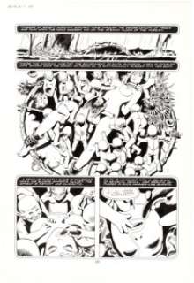 Frank Thorne | 1994 "Ghita of Alizarr" Story Page Original Art (Warren, 1982). | Heritage