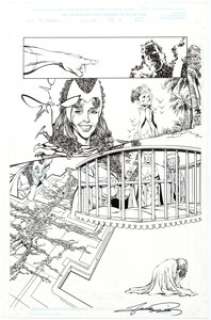 George Pérez and Al Vey Avengers #23 Story Page 16 Original Art (Marvel, 1999).... | Heritage