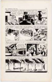 Wally Wood and Dan Adkins Warfront #37 Story Page 7 Original Art (Harvey, 1966).... | Heritage