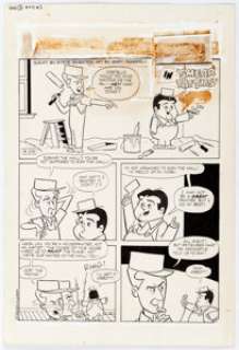 Henry Scarpelli Abbott & Costello #1 Complete Issue Original Art Group of 27 (Charlton Comics, 1968).... (Total: 27 Original Art)