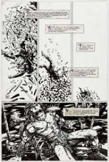 Barry Windsor-Smith Giant Size Rune #1 Story Page 7 Original Art (Malibu, 1995).... | Heritage
