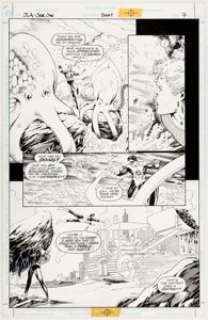 Barry Kitson, Michael Bair, and John Stokes JLA: Year One #8 Story Page 7 Original Art (DC, 1998)....