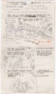  - Vic Lockman Winnie the Pooh Comic Book Preliminary Artwork/Scripts Group of 24 (Gold Key, 1978-79). ... (Total: 24 Items)