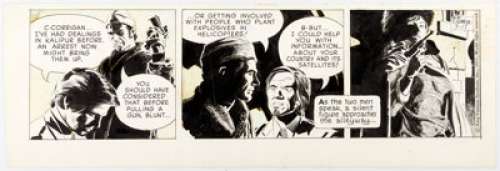 Al Williamson Secret Agent Corrigan Daily Comic Strip Original Art dated 3-17-71 (King Features Syndicate, 1971).... | Heritage
