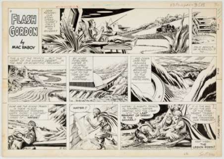 Mac Raboy Flash Gordon Sunday Comic Strip Original Art dated 9-10-61 (King Features Syndicate, 1961).... | Heritage