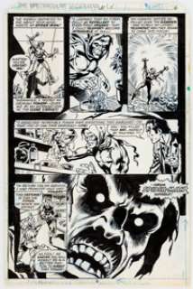 Jim Mooney and Frank Springer Spectacular Spider-Man #31 Page 6 Original Art (Marvel, 1979).... | Heritage